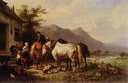 Wouterus Verschuur The refreshment oil painting